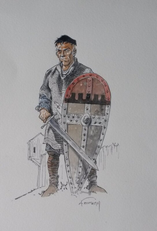 Aymar by Hermann - Original Illustration
