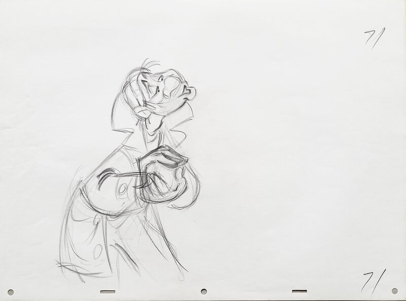 Oliver and Company par Glen Keane - Œuvre originale