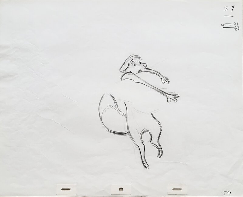 Glen Keane, The Fox and the Hound - Original art