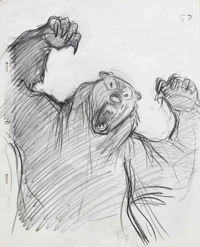 Glen Keane, The Fox and the Hound - Œuvre originale