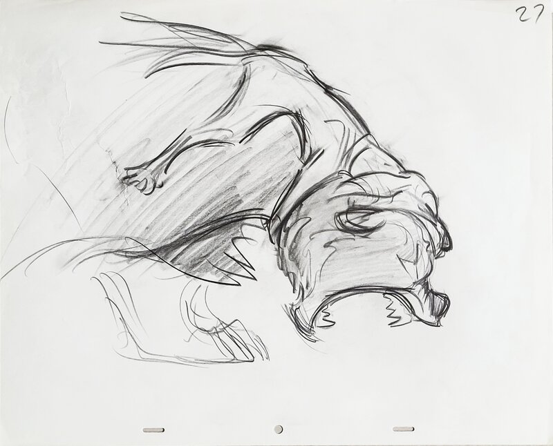 Glen Keane, The Fox and the Hound - Original art