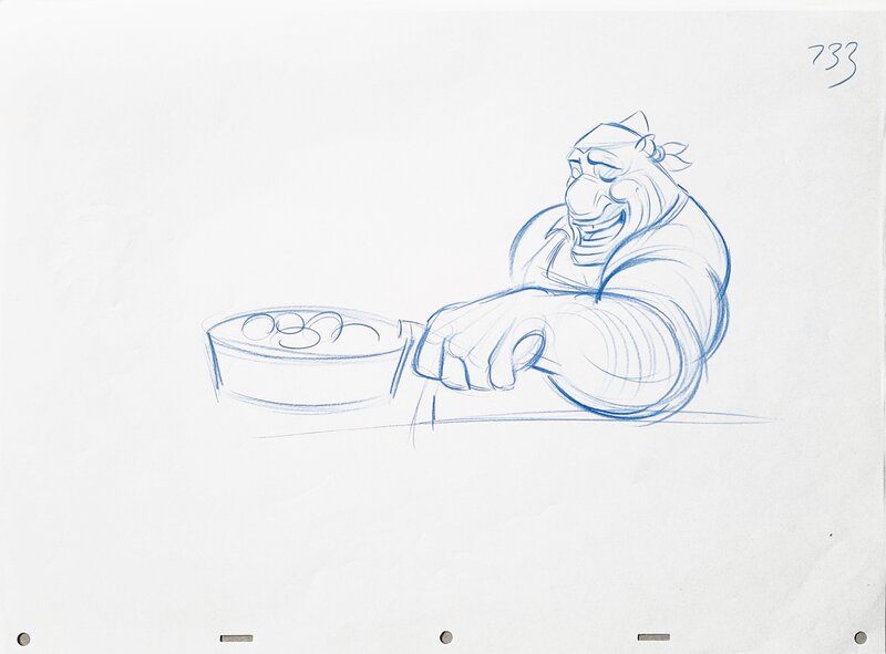 Treasure Planet by Glen Keane - Original art