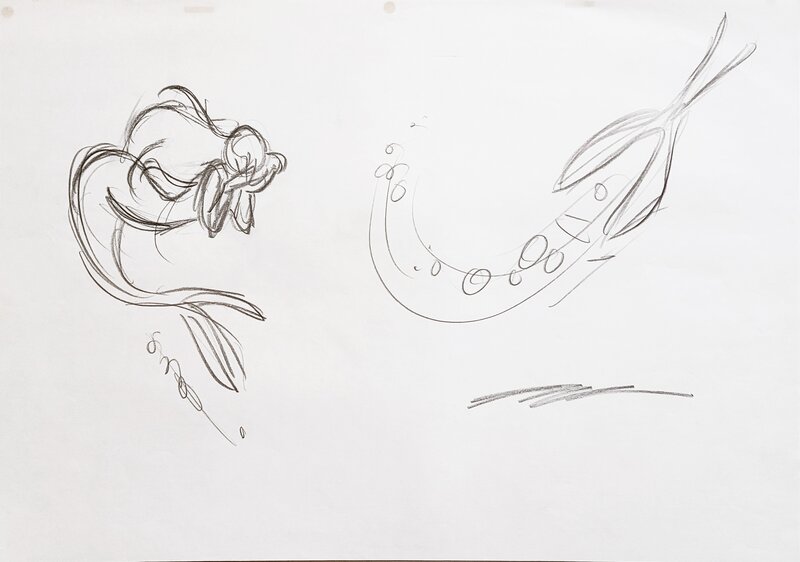 The Little Mermaid par Glen Keane - Œuvre originale