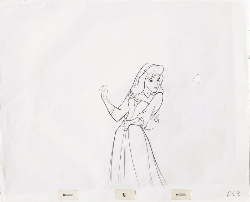 The Sleeping Beauty by Iwao Takamoto - Original art