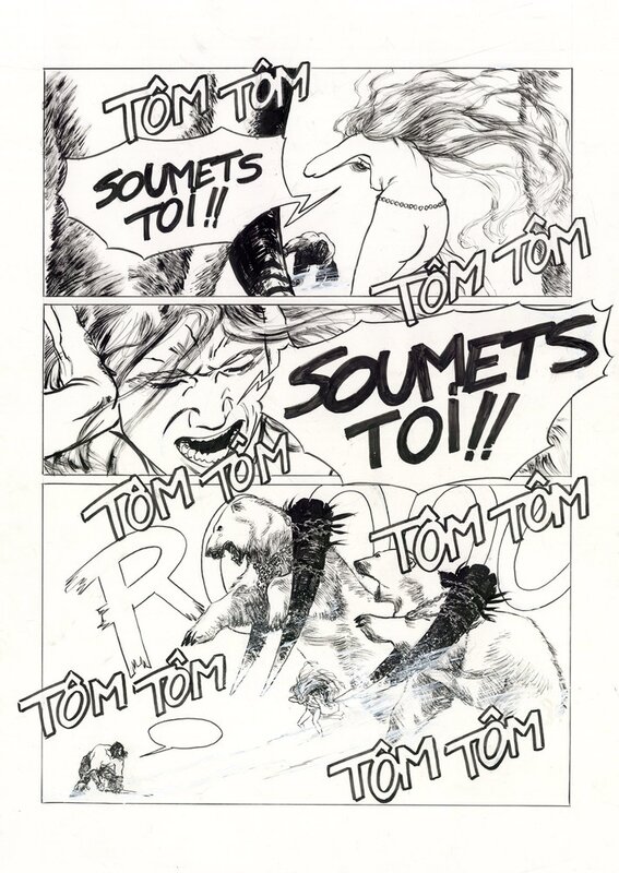 En vente - Robin Recht, Conan le Cimmérien - La Fille du géant du gel (The Frost Giant's Daughter) page 50 - Planche originale