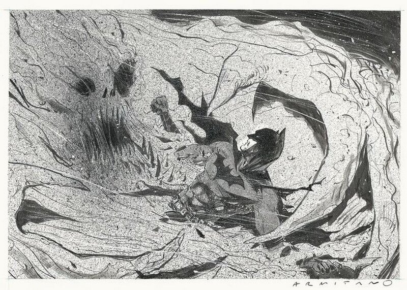Paolo Armitano, Batman vs Ra's al Ghul - Illustration originale