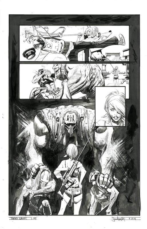 Sean Murphy, Tokyo Ghost - Issue 1 Pg. 25 - Planche originale