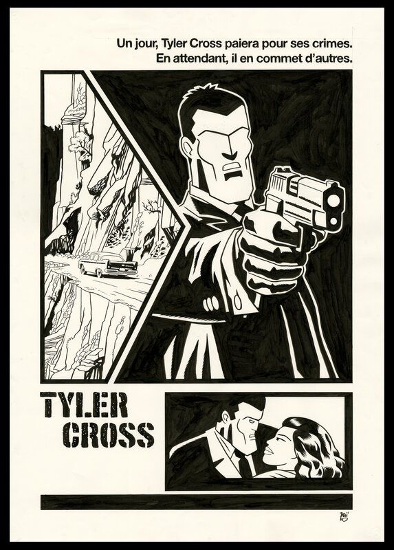 Tyler Cross par Brüno, Fabien Nury - Planche originale