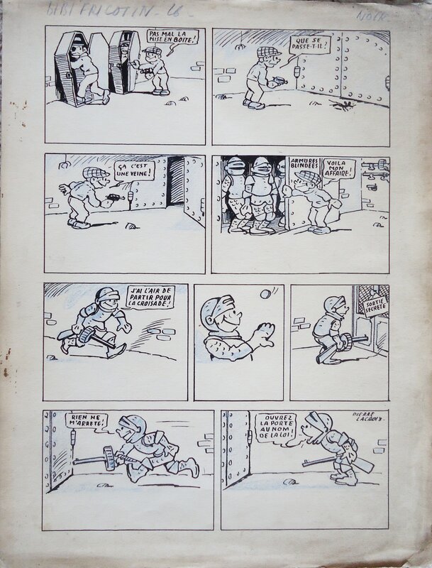 Pierre Lacroix, 1947 Bibi Fricotin  n'a peur de rien - Comic Strip