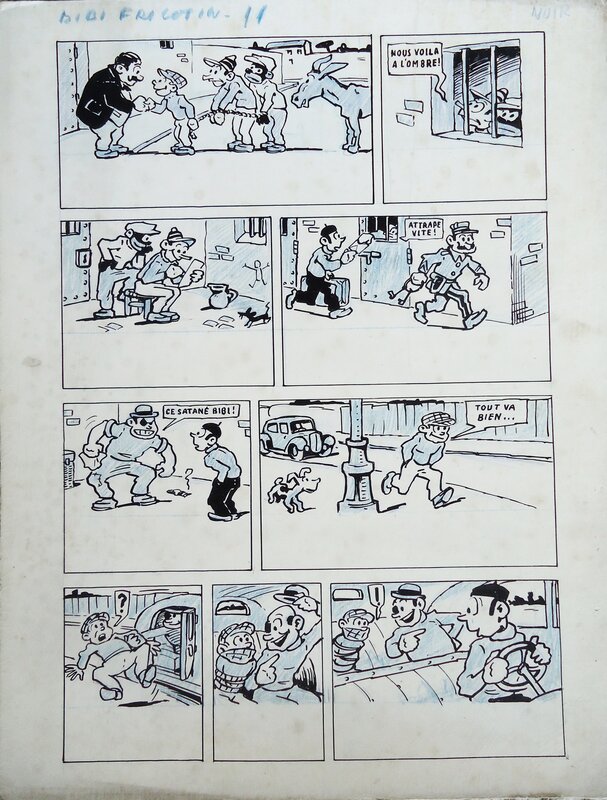 Pierre Lacroix, 1947 Bibi Fricotin n'a peur de rien - Comic Strip