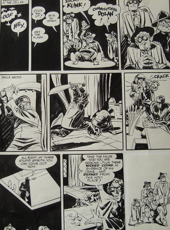 Spirit 6-27-48 p6 par Will Eisner - Planche originale