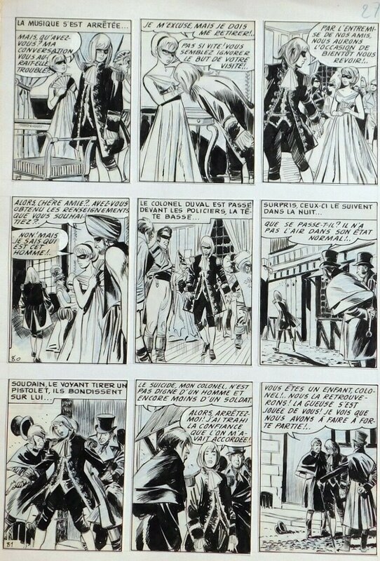 Christian Gaty, La Chasseresse du roi - parution dans un numéro inconnu du magazine Mireille - Comic Strip