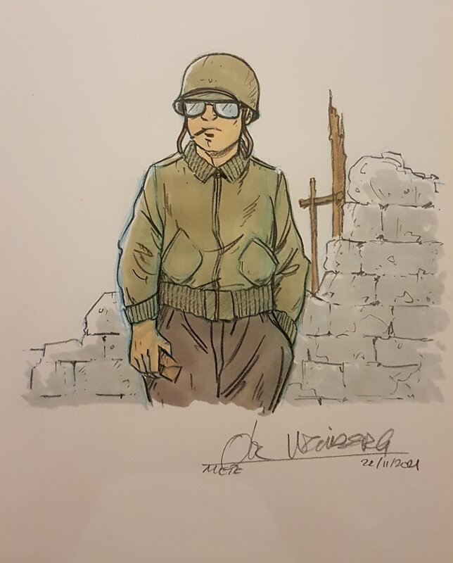 Olivier Weinberg, Isabelle bournier, La Bataille des Ardennes - Illustration originale