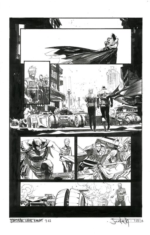 Sean Murphy, Batman: White Knight - Issue 7 Pg. 22 - Planche originale