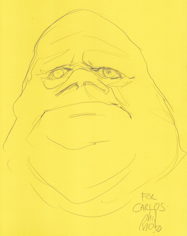 Jabba par Phil Noto - Dédicace