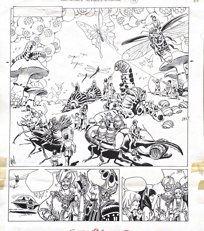 Carlos Giménez, El Planeta de Nevermor, pág 18 - Comic Strip