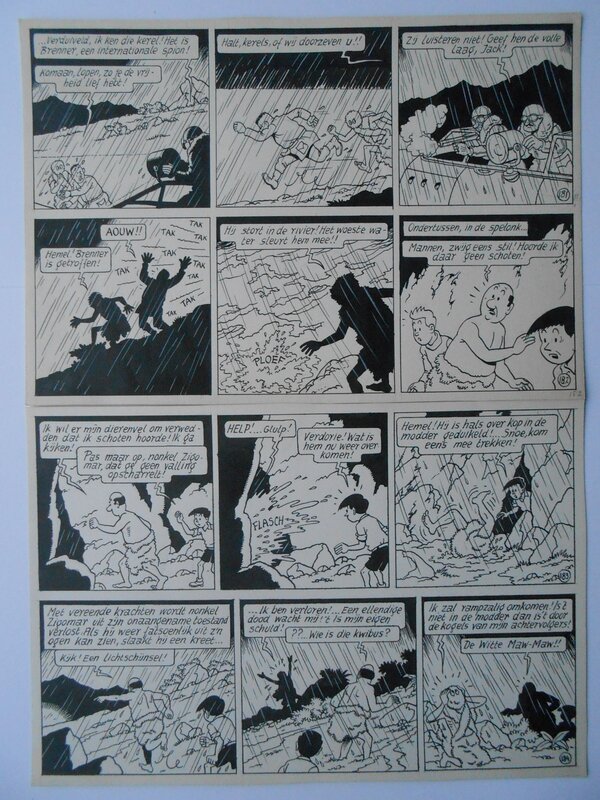 Bob De Moor, Oncle Zigomar, Snoe en Snolleke T7 - 1953 - Comic Strip