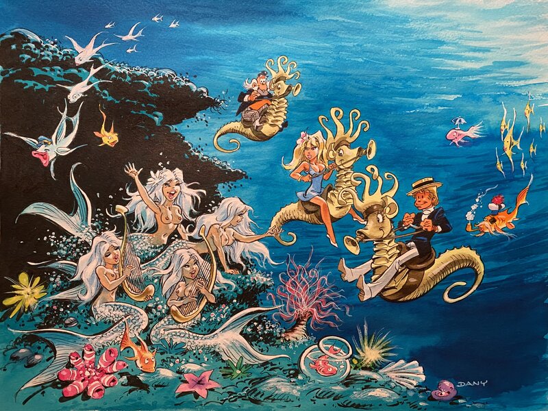 En vente - Olivier Rameau par Dany - Illustration originale