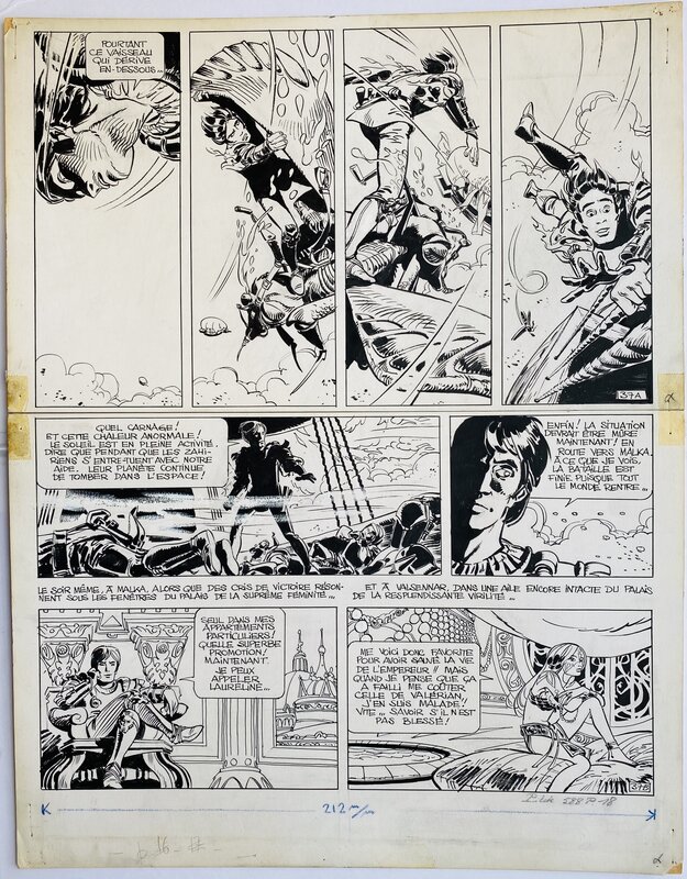 Jean-Claude Mézières - Valérian & Laureline - Le Pays sans Étoile (3) - 1971 - p37 - Comic Strip