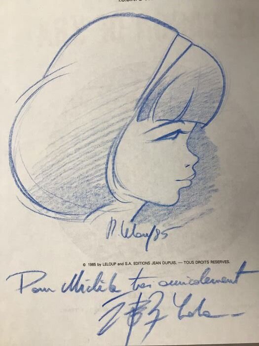 Yoko tsuno by Roger Leloup - Sketch