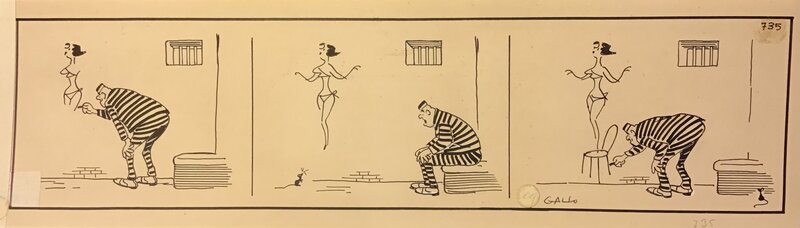 Mam’zelle Souris par Coq, Luis Garcia Gallo - Planche originale