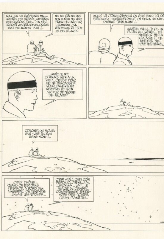 For sale - Moebius, Le monde d'Edena planche 15 - Comic Strip