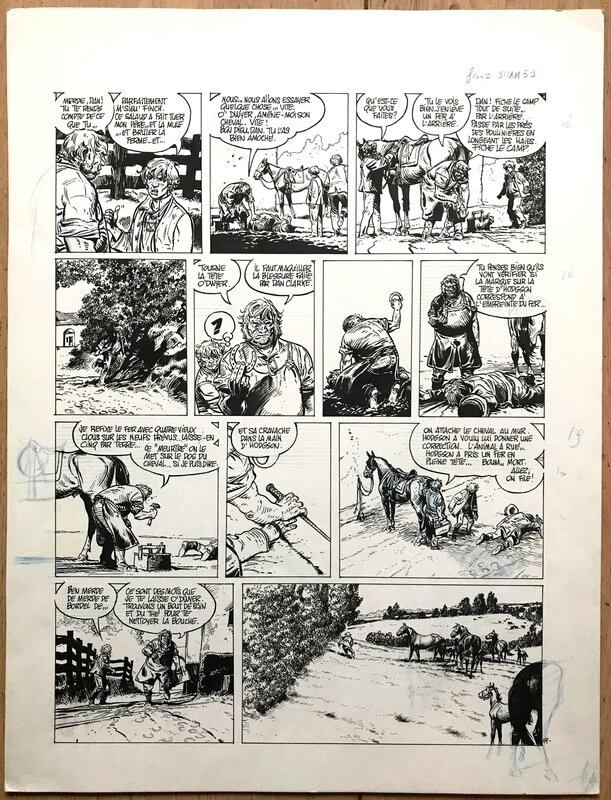 Franz, Lester Cockney - Shamrock Song - planche 59 - Planche originale