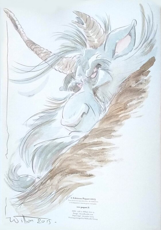 Etienne Willem, L'épée d'Ardenois - dedicace 2 - Sketch