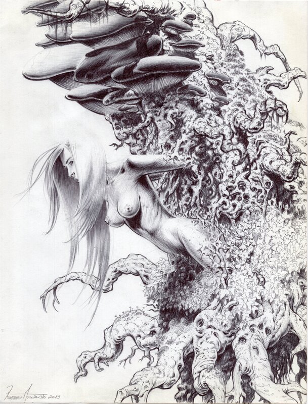 Forrest Elf by Francesco Mucciacito - Original Illustration