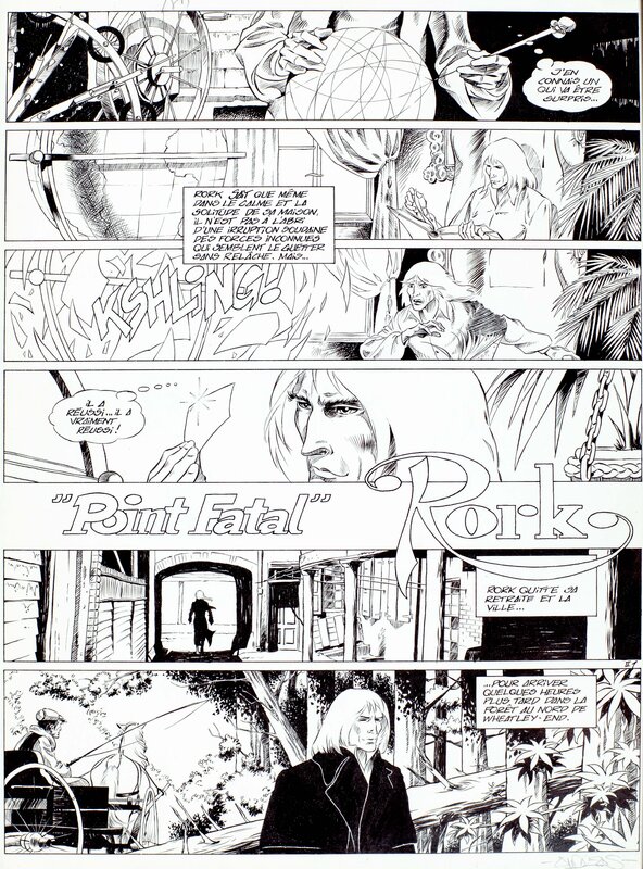 Andreas, Rork 1 - planche II.1 - Planche originale