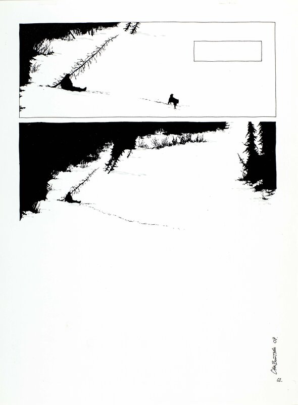 Christophe Chabouté, Construire un feu - planche 62 (dernière) - Comic Strip