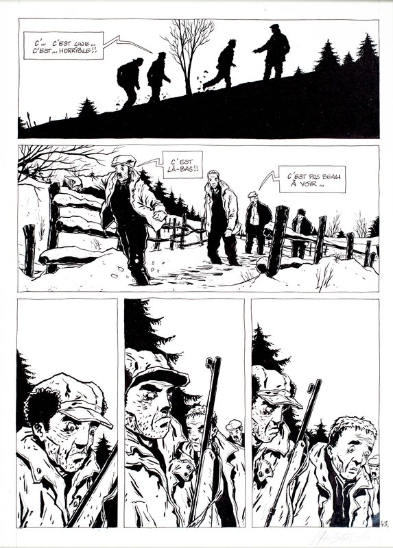 Christophe Chabouté, La Bête - planche 43 - Comic Strip