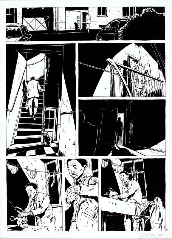 Christophe Chabouté, Pleine Lune - planche 14 - Comic Strip