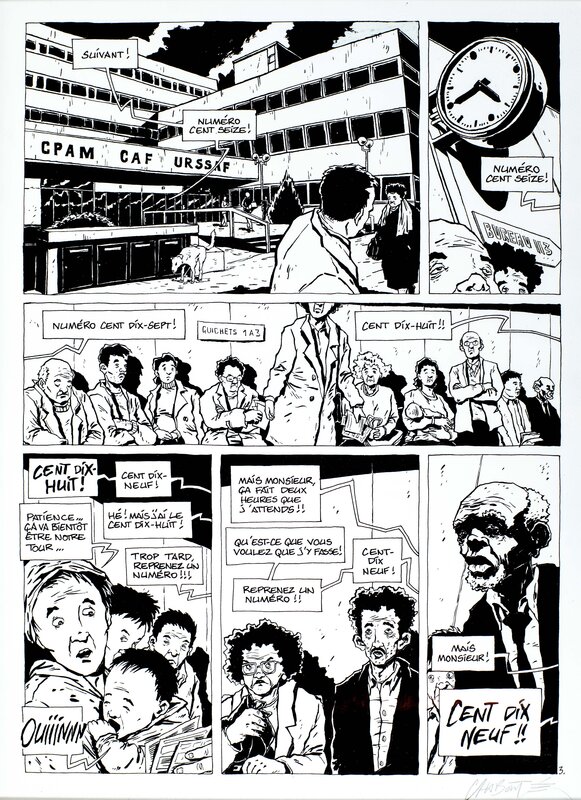 Christophe Chabouté, Pleine Lune - planche 3 - Comic Strip