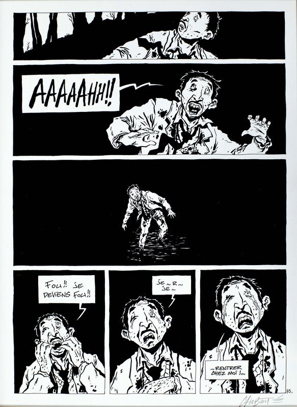 Christophe Chabouté, Pleine Lune - planche 75 - Comic Strip