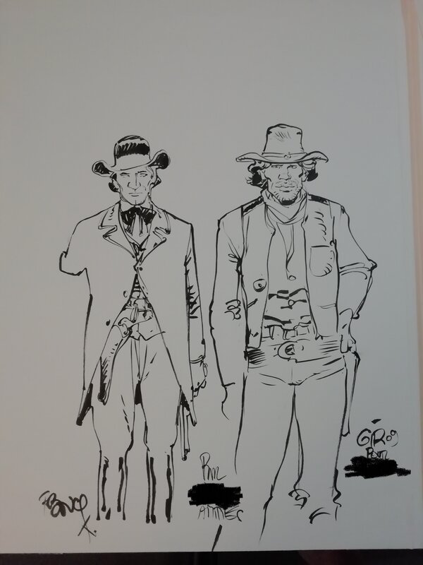 Jean Giraud, Moebius, François Boucq, Dedicace Boucq et Giraud - Comic Strip