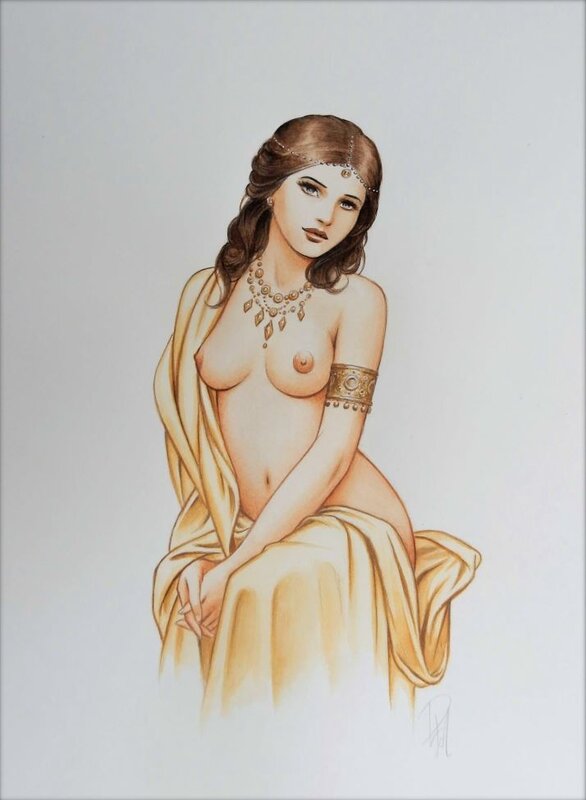 Mata Hari #22 by Laurent Paturaud - Original Illustration