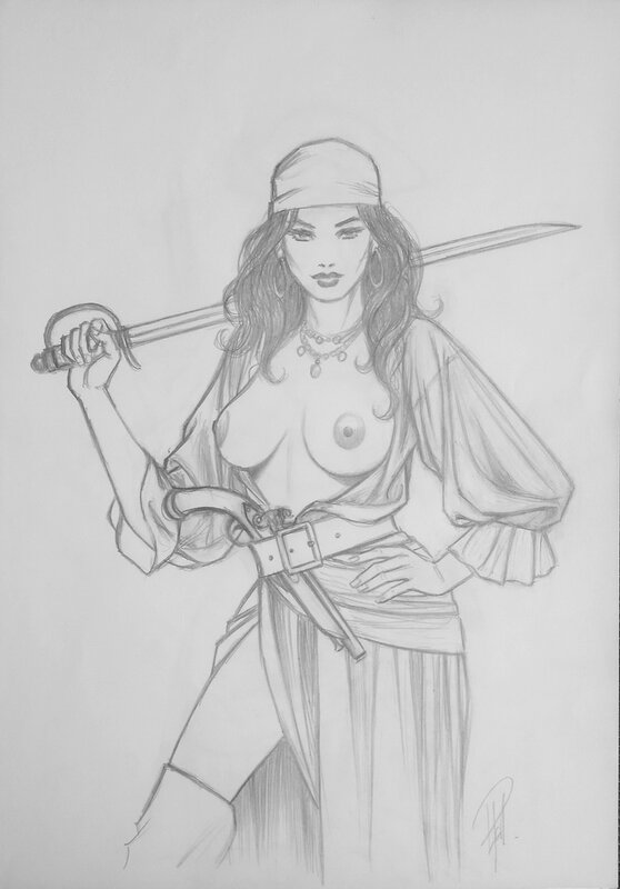 Pirate #15 by Laurent Paturaud - Sketch
