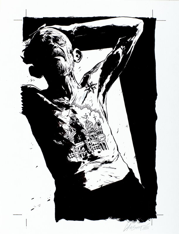 Christophe Chabouté, Le silence des pères - Illustration originale