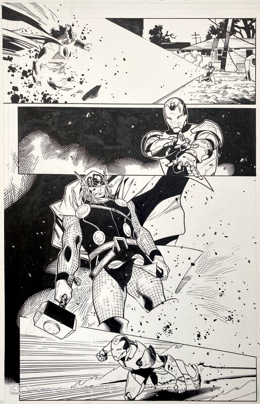 Olivier Coipel, Mark Morales, The Mighty Thor T3 - p10 - Planche originale
