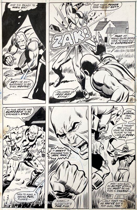 George Tuska, Mike Esposito, Iron Man - #60 - p22 - Planche originale