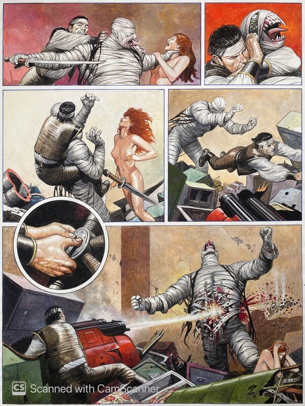 Don Lawrence, Storm - L'Équation de la génèse - T21 p15 - Planche originale