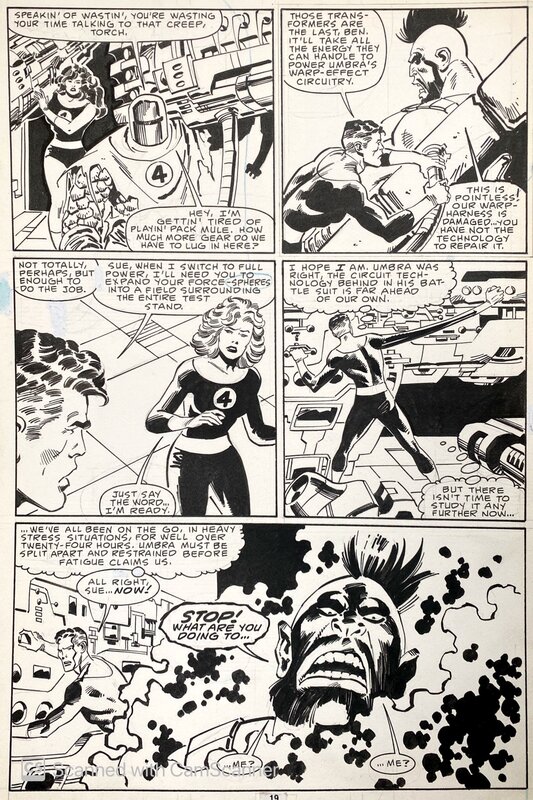 John Buscema, Sal Buscema, Fantastic Four - #298 p.19 - Comic Strip
