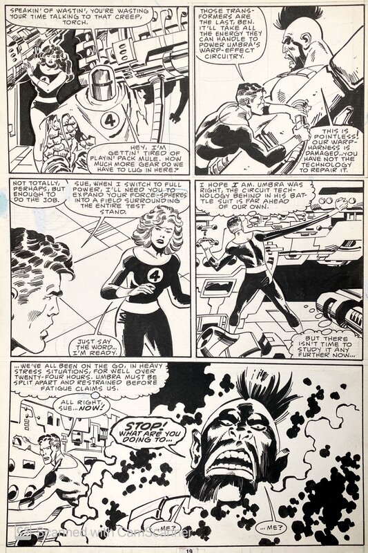 John Buscema, Sal Buscema, Fantastic Four - #298 p.19 - Planche originale