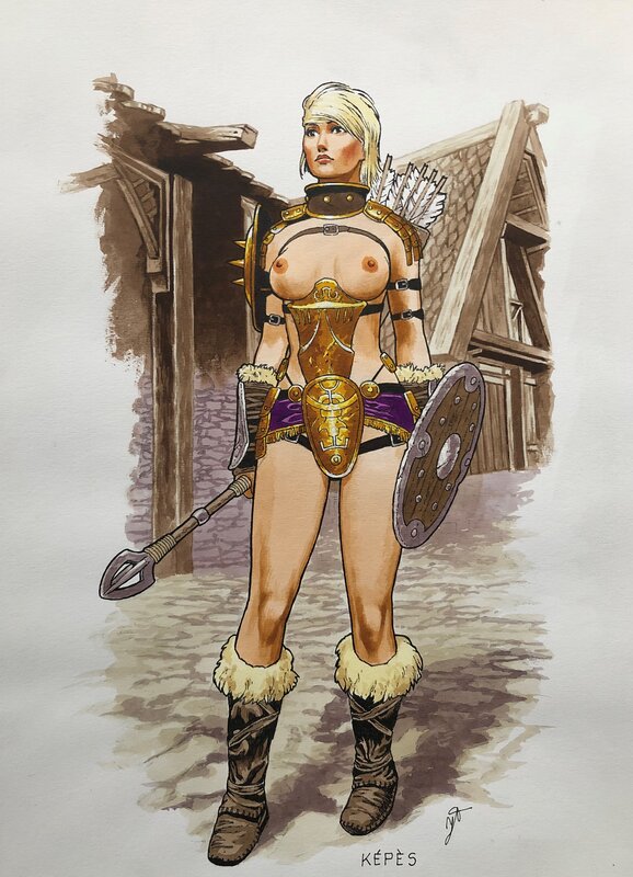 Jeronaton, Roger Seiter, Anaxiléa - Ex-libris Képès - Original Illustration