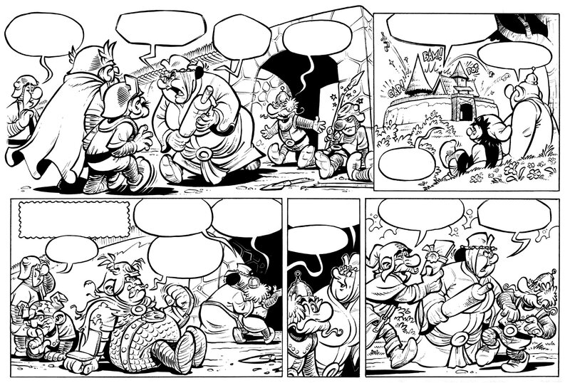 Slawomir Kiełbus, Janusz Christa, Kayko et Kokosh - Equitation royale - page 5 - Planche originale