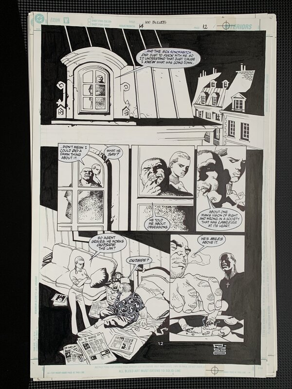 Eduardo Risso, Brian Azzarello, 100 Bullets #14 pg12 - Comic Strip
