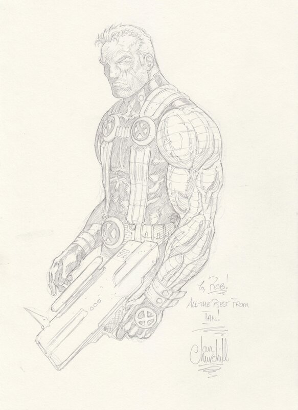 Cable by Ian Churchill - Original Illustration