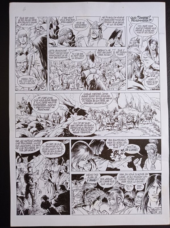 Jean-Yves Mitton, Vae Victis! 8 - Sligo, l'usurpateur p.22 - Planche originale