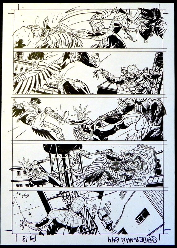 Paul Azaceta, Amazing Spider-man 644 page 18 - Planche originale
